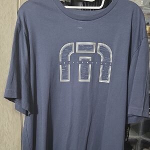 Travis Mathew Blue Graphic Short Sleeve Tee